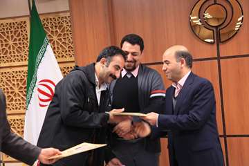 تجلیل از تیم های ورزشی کارمندان